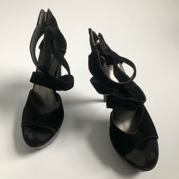 Natasha strapped Sexy High Stiletto Heel Platform Open Toe Sandals - Picture 3 of 9